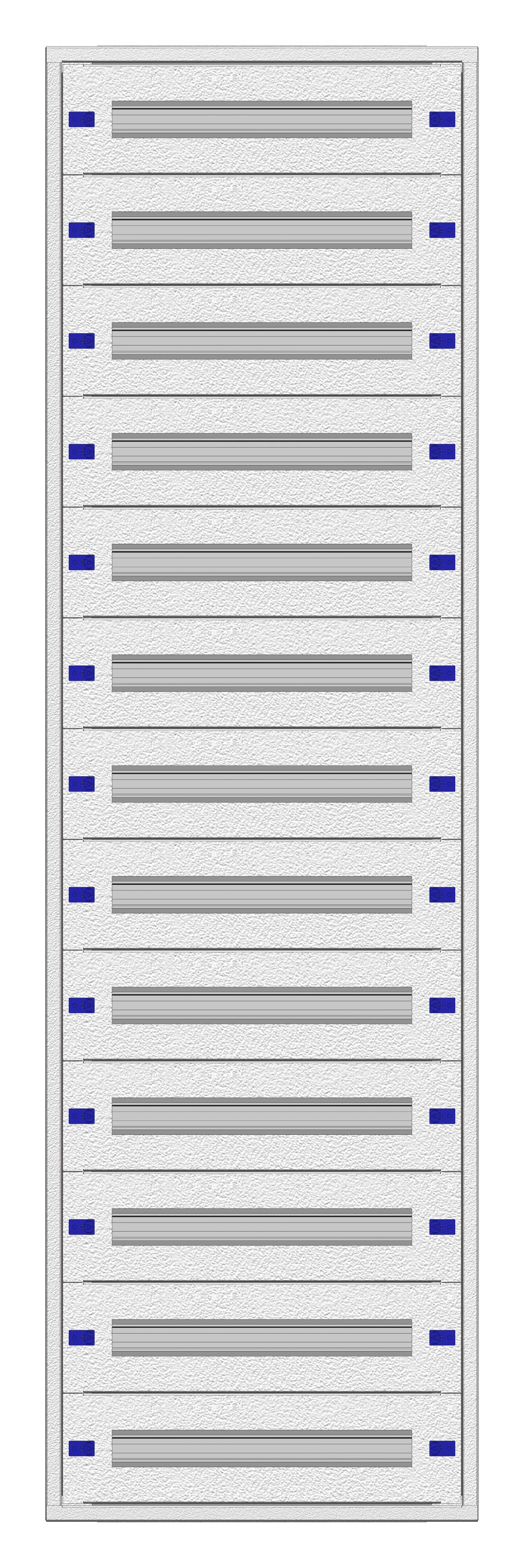 Modular chassis 2-39K, 13-rows, complete