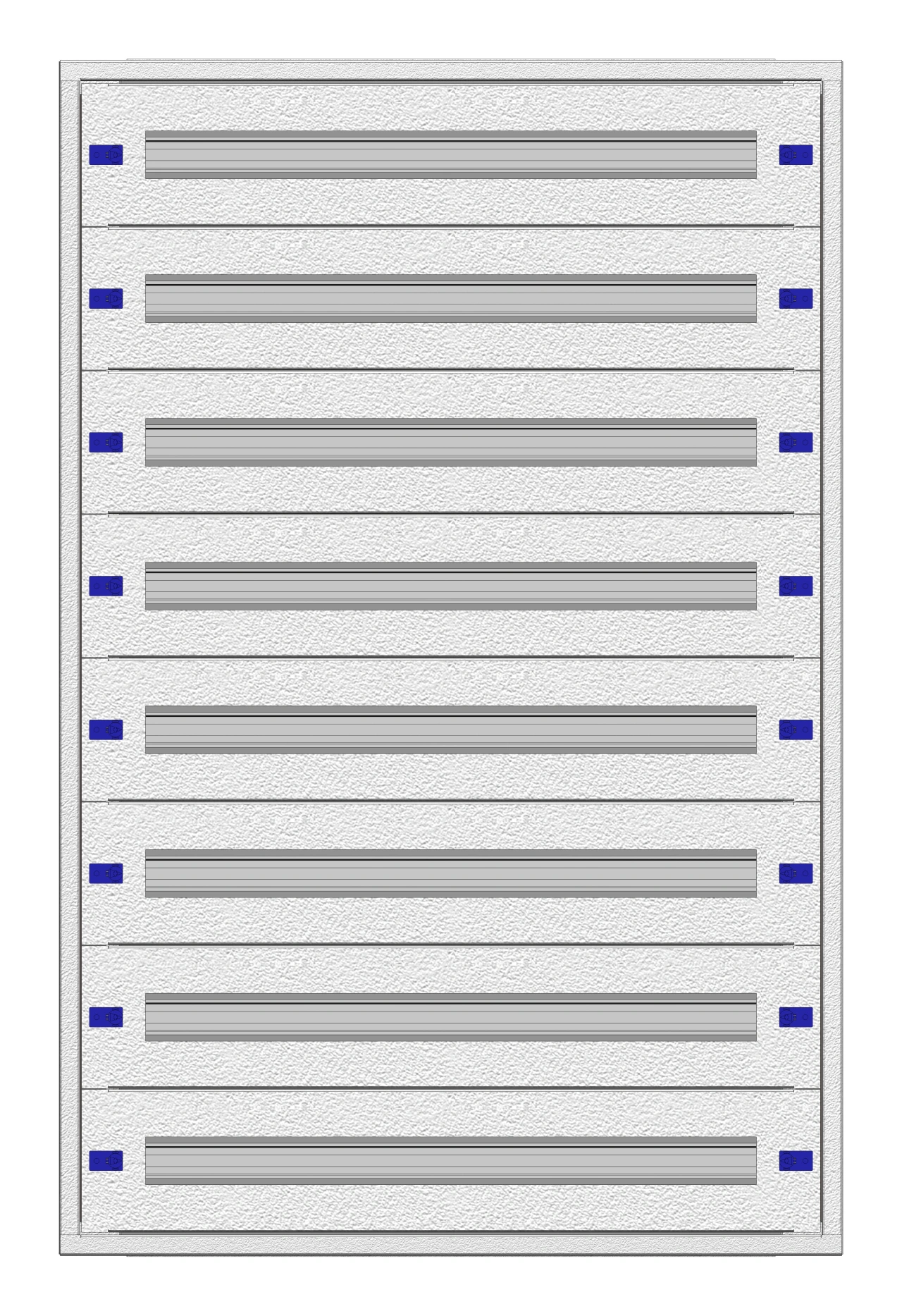 Modular chassis 3-24K, 8-rows, complete