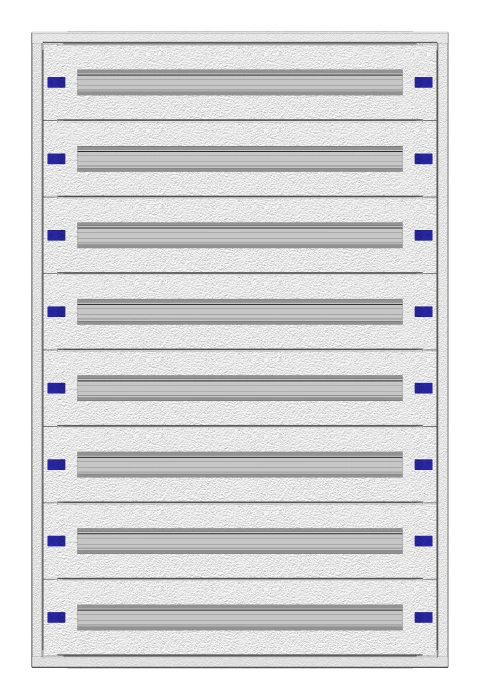 Modular chassis 3-24K, 8-rows, complete