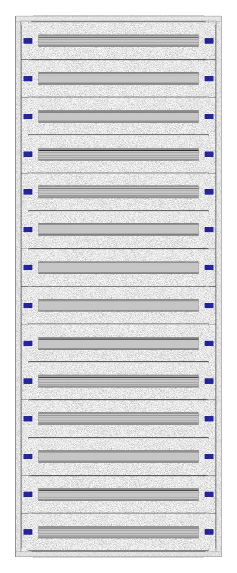 Modular chassis 3-42K, 14-rows, complete