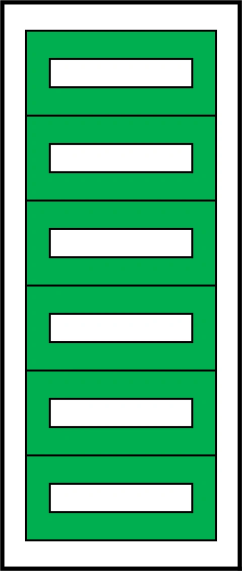 Cadru montaj compl. 1-18UV, 6 şine, plastr.plastic_1