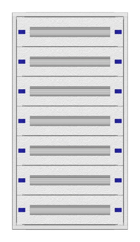 Cadru montaj compl. 2-21UV, 7 şine, plastr.plastic