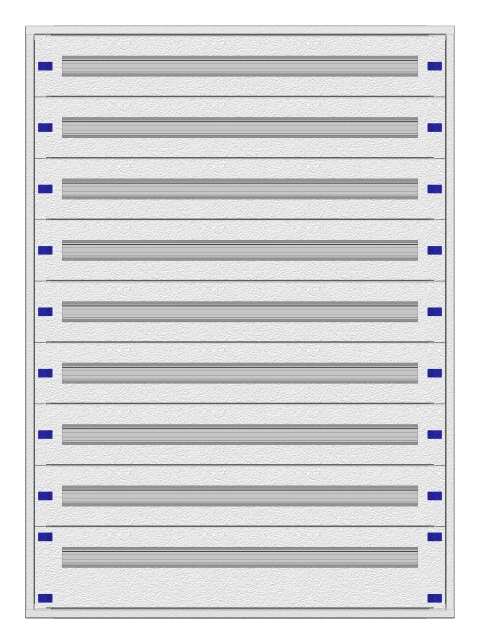 Cadru montaj compl. 4-28UV, 9 şine, plastr.plastic