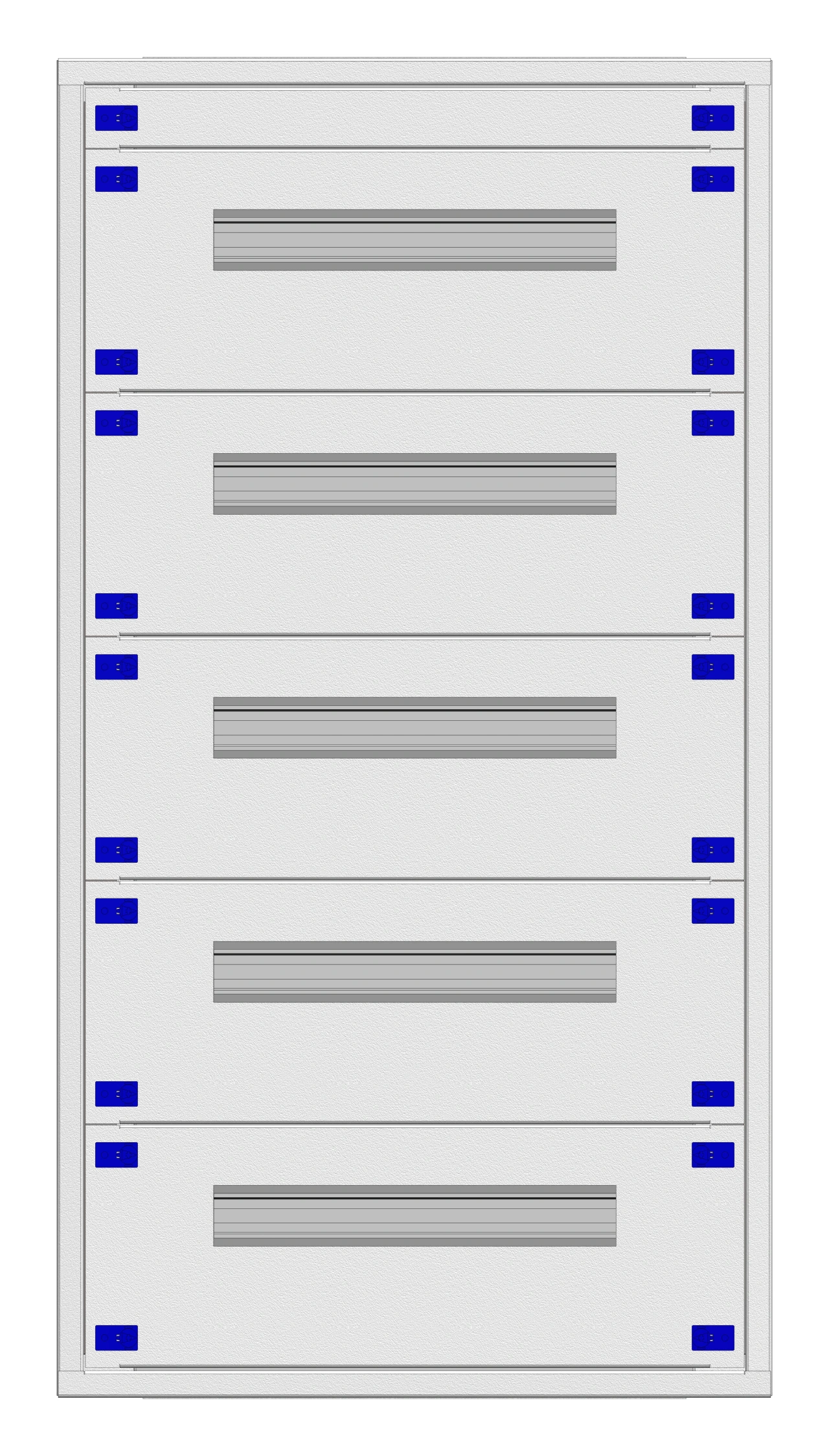 Distribution board insert KVN 60mm, 2-21K, 5-rows
