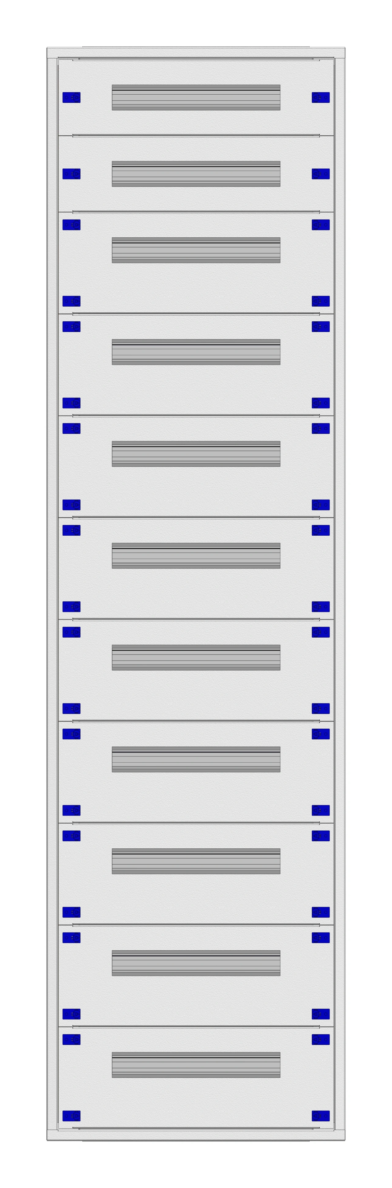Distribution board insert KVN 60mm, 2-42K, 11-rows
