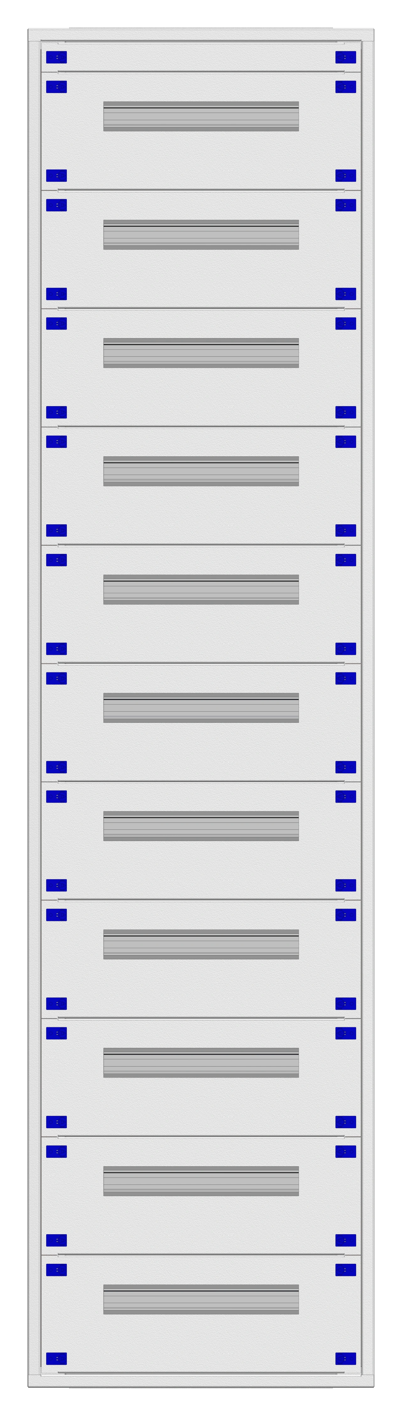 Distribution board insert KVN 60mm, 2-45K, 11-rows