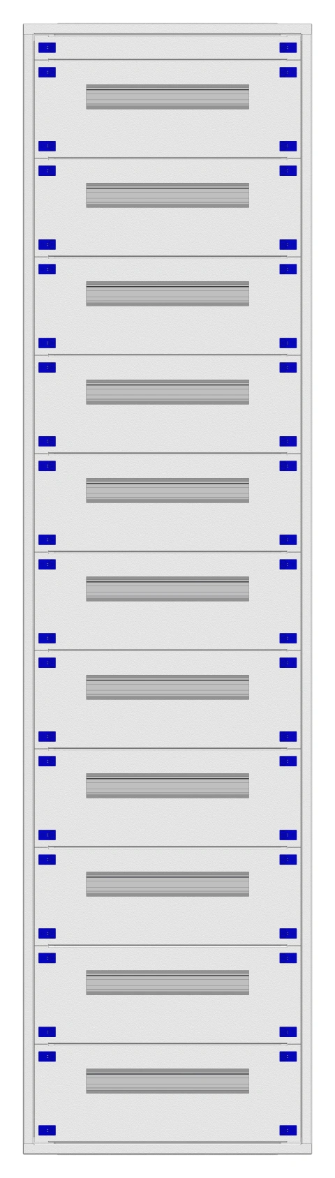 Distribution board insert KVN 60mm, 2-45K, 11-rows