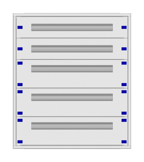 Distribution board insert KVN 60mm, 3-18K, 5-rows