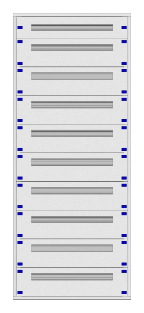 Distribution board insert KVN 60mm, 3-39K, 10-rows