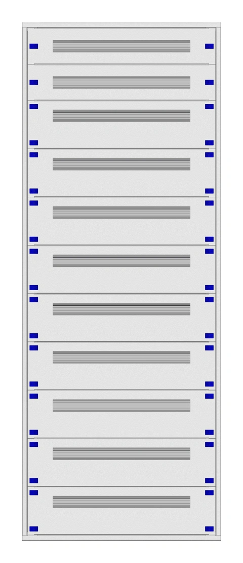 Distribution board insert KVN 60mm, 3-42K, 11-rows