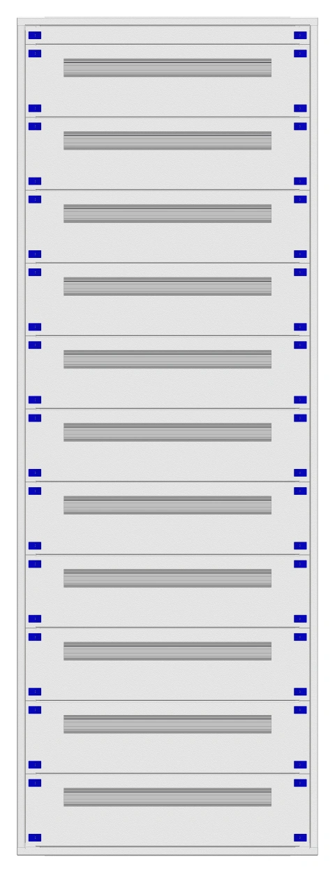 Distribution board insert KVN 60mm, 3-45K, 11-rows