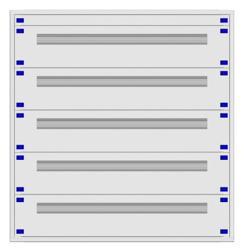 Distribution board insert KVN 60mm, 4-21K, 5-rows