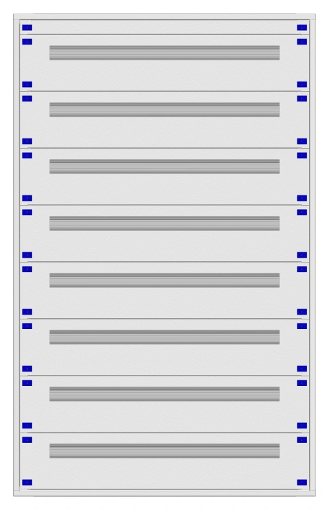 Distribution board insert KVN 60mm, 4-33K, 8-rows