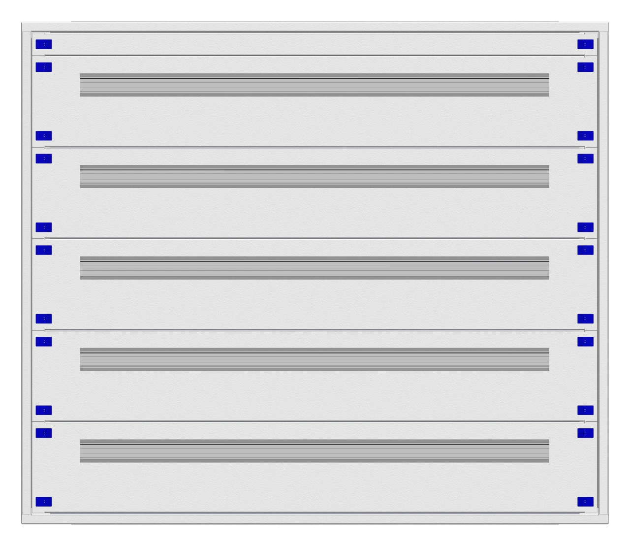 Distribution board insert KVN 60mm, 5-21K, 5-rows