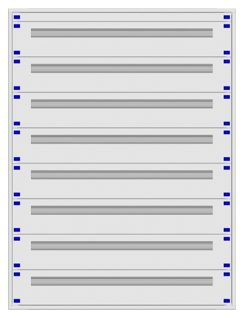 Distribution board insert KVN 60mm, 5-33K, 8-rows