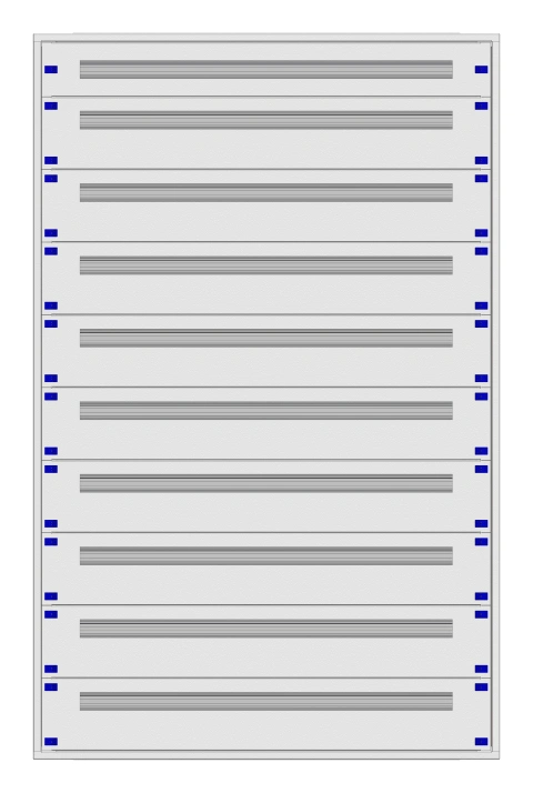 Distribution board insert KVN 60mm, 5-39K, 10-rows