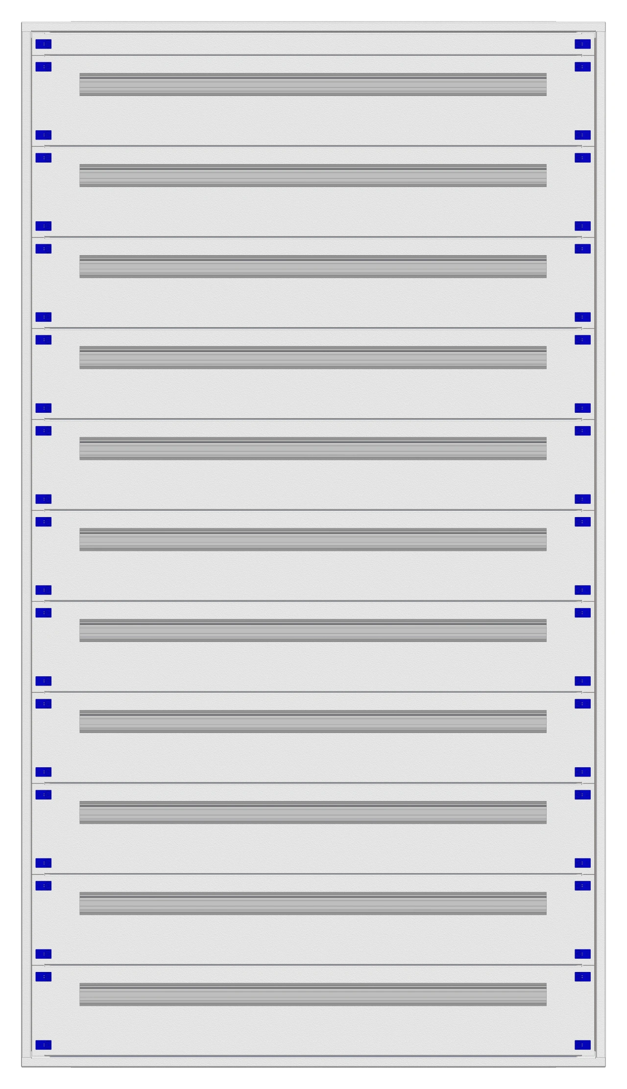 Distribution board insert KVN 60mm, 5-45K, 11-rows