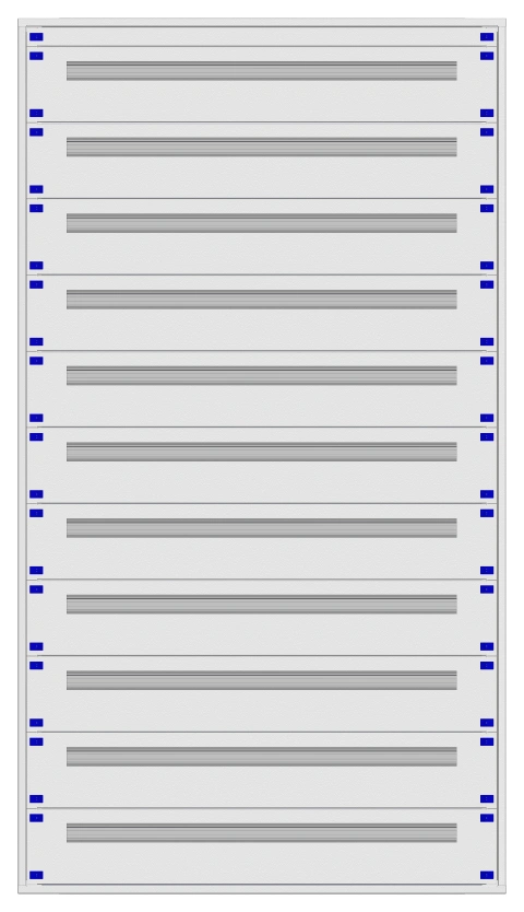 Distribution board insert KVN 60mm, 5-45K, 11-rows