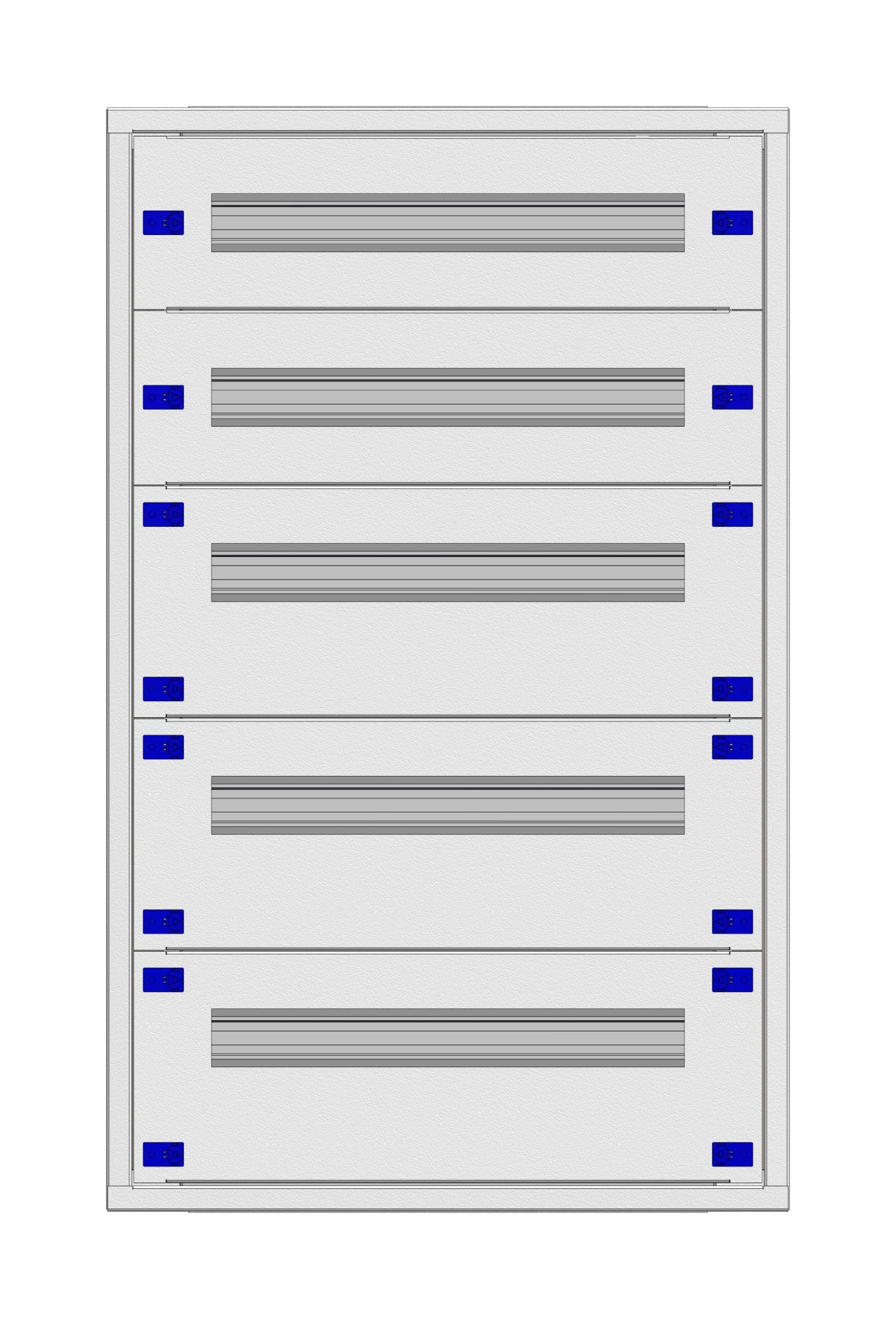 Distribution board insert KVN 40mm, 2-18K, 5-rows