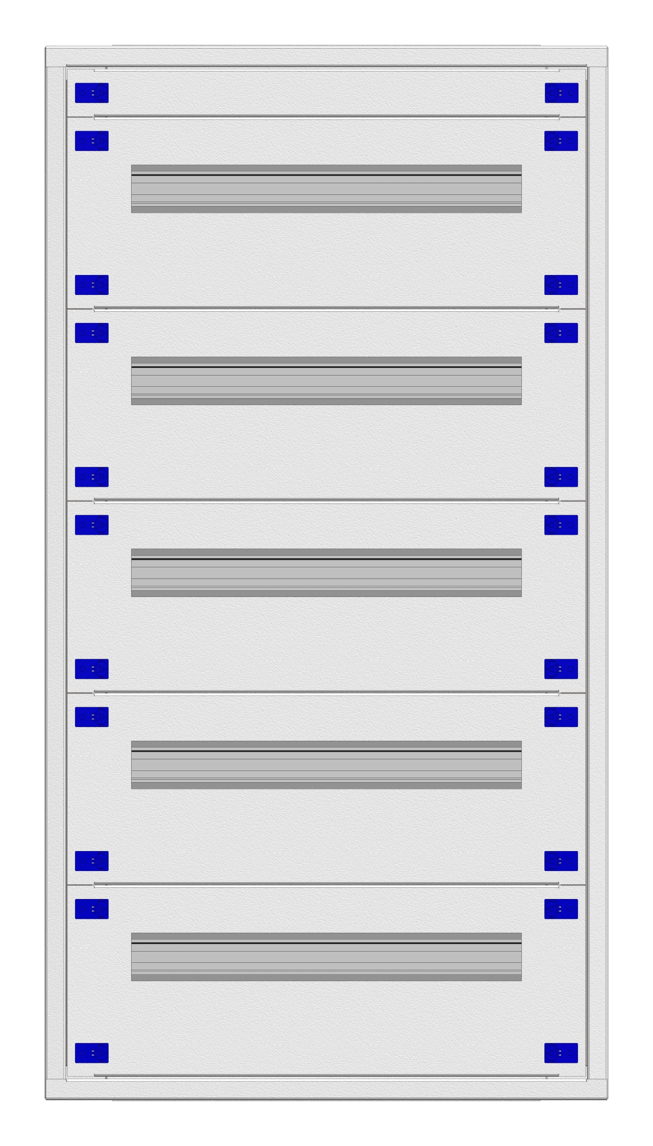Distribution board insert KVN 40mm, 2-21K, 5-rows