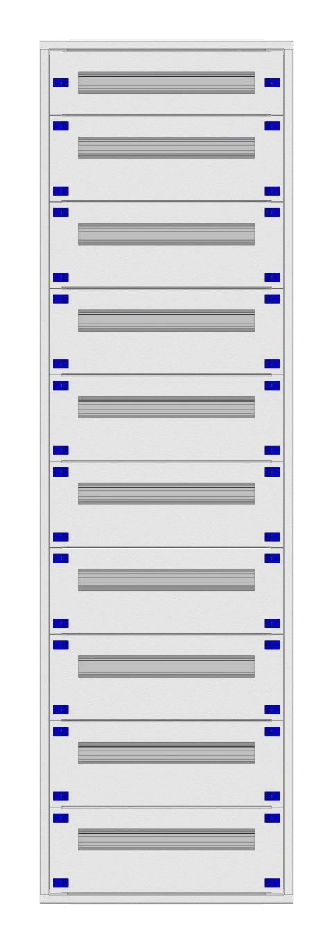 Distribution board insert KVN 40mm, 2-39K, 10-rows