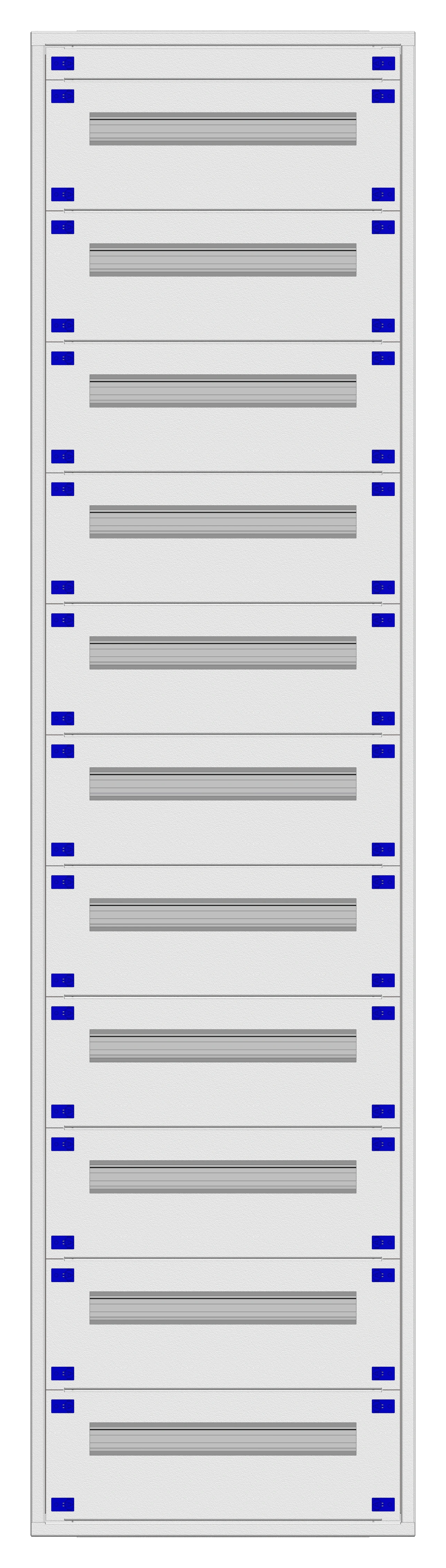 Distribution board insert KVN 40mm, 2-45K, 11-rows