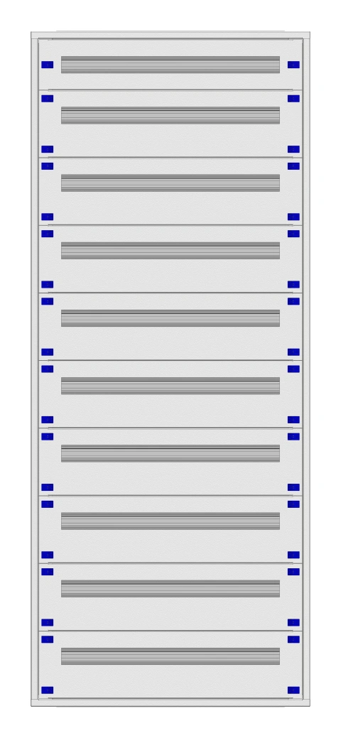 Distribution board insert KVN 40mm, 3-39K, 10-rows