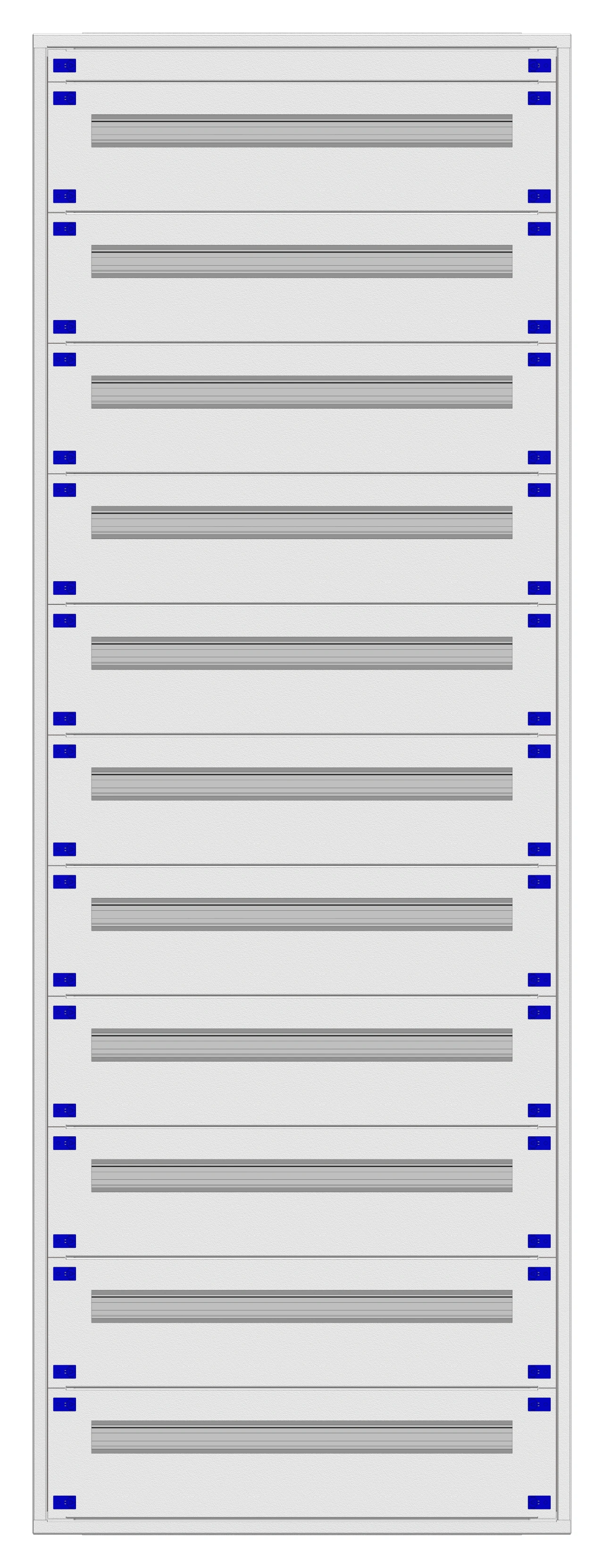Distribution board insert KVN 40mm, 3-45K, 11-rows