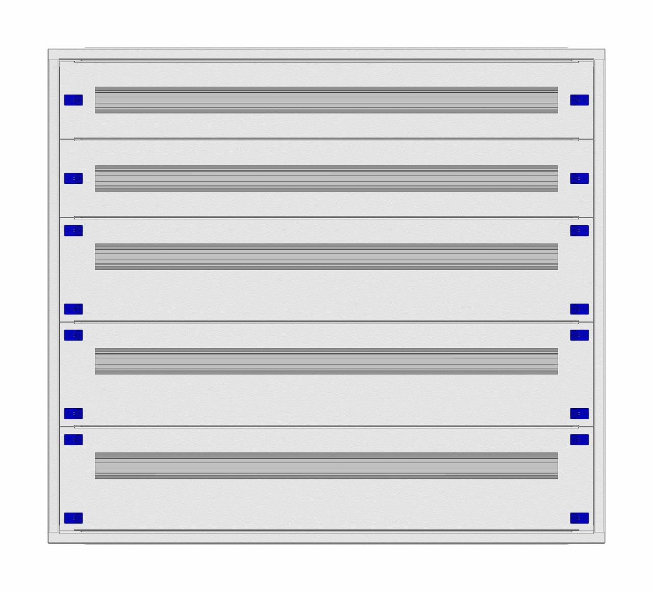 Distribution board insert KVN 40mm, 4-18K, 5-rows