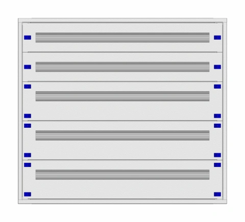 Distribution board insert KVN 40mm, 4-18K, 5-rows