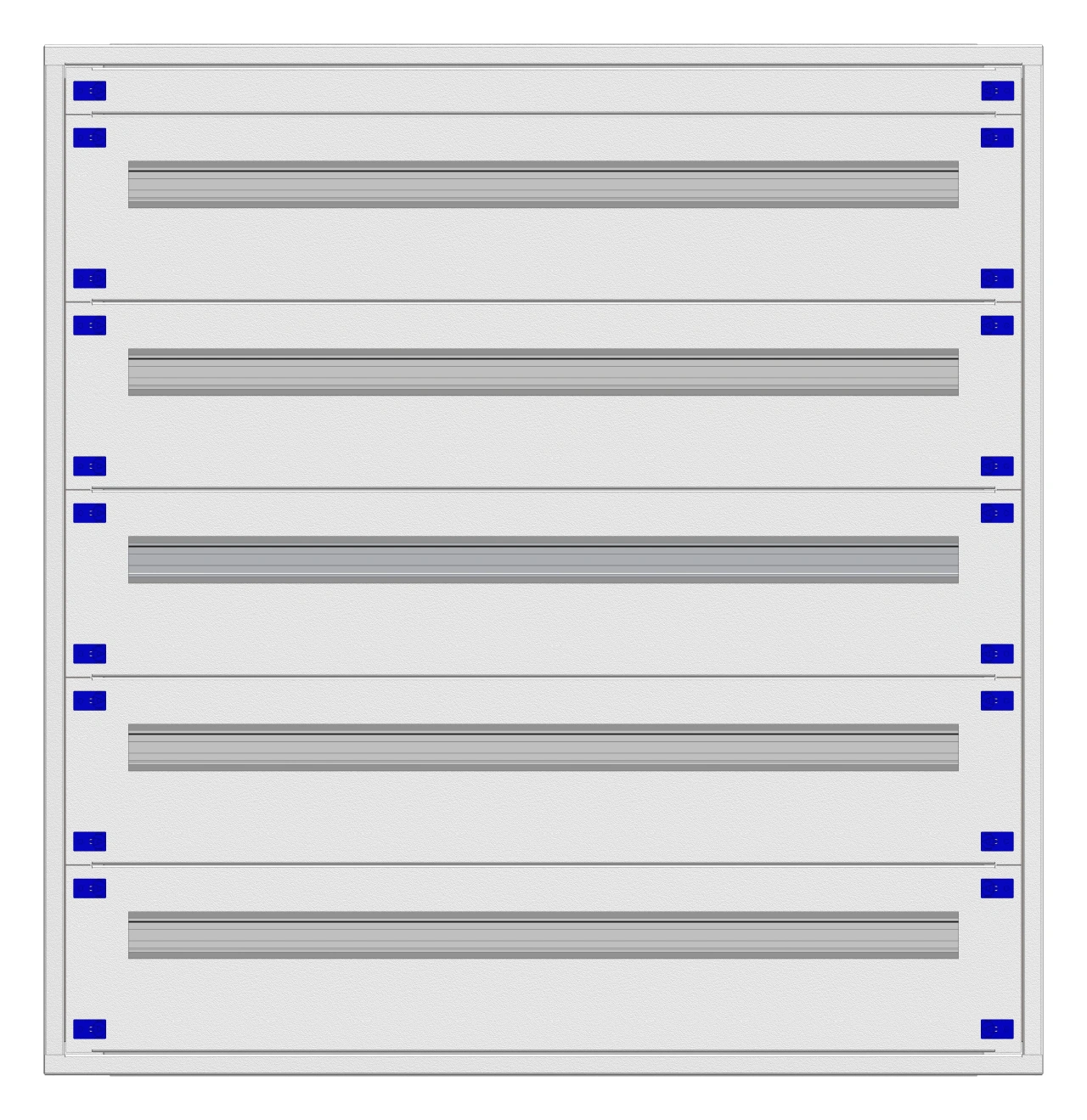 Distribution board insert KVN 40mm, 4-21K, 5-rows