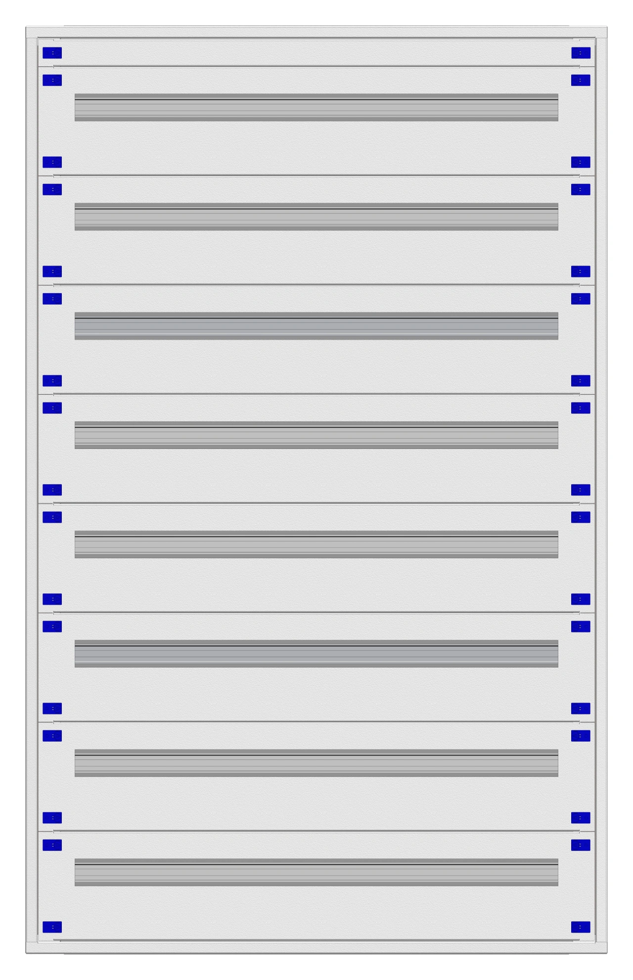 Distribution board insert KVN 40mm, 4-33K, 8-rows