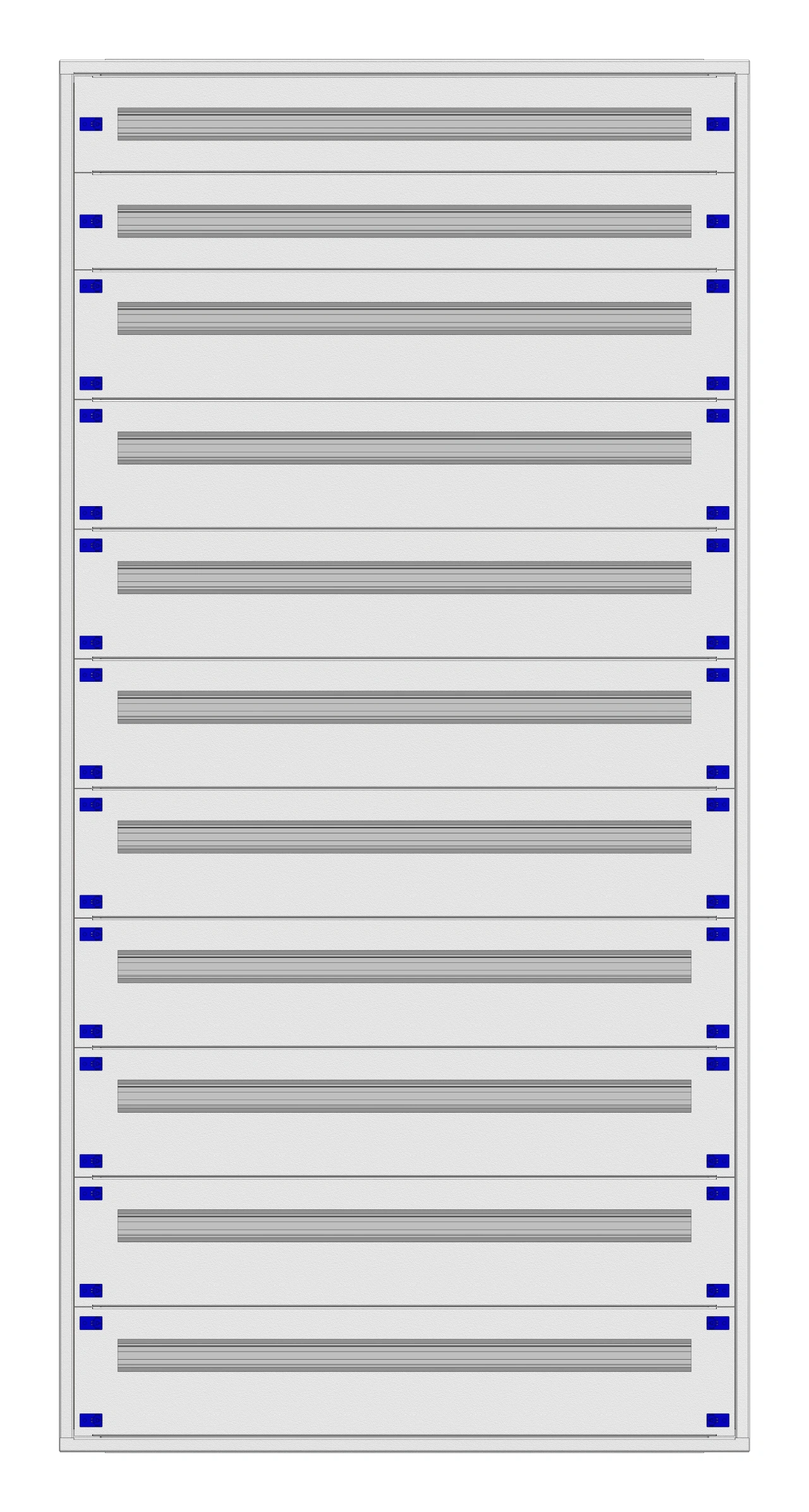 Distribution board insert KVN 40mm, 4-42K, 11-rows
