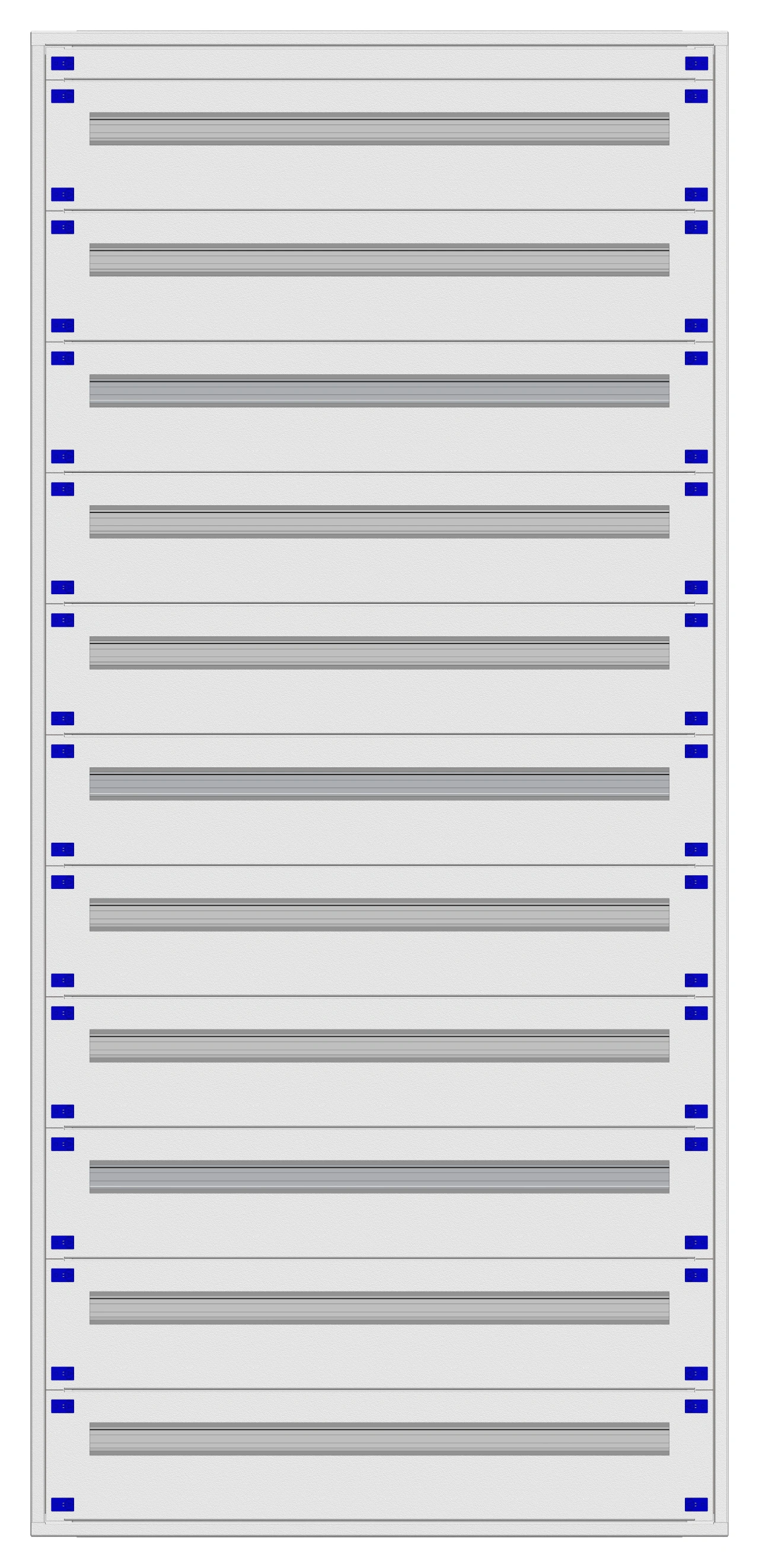 Distribution board insert KVN 40mm, 4-45K, 11-rows