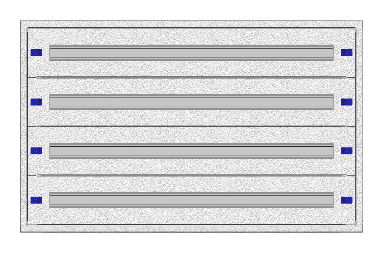 Tablou distrib. msc. 4M-12UV, 4rand, 180UH, H595L980A200mm