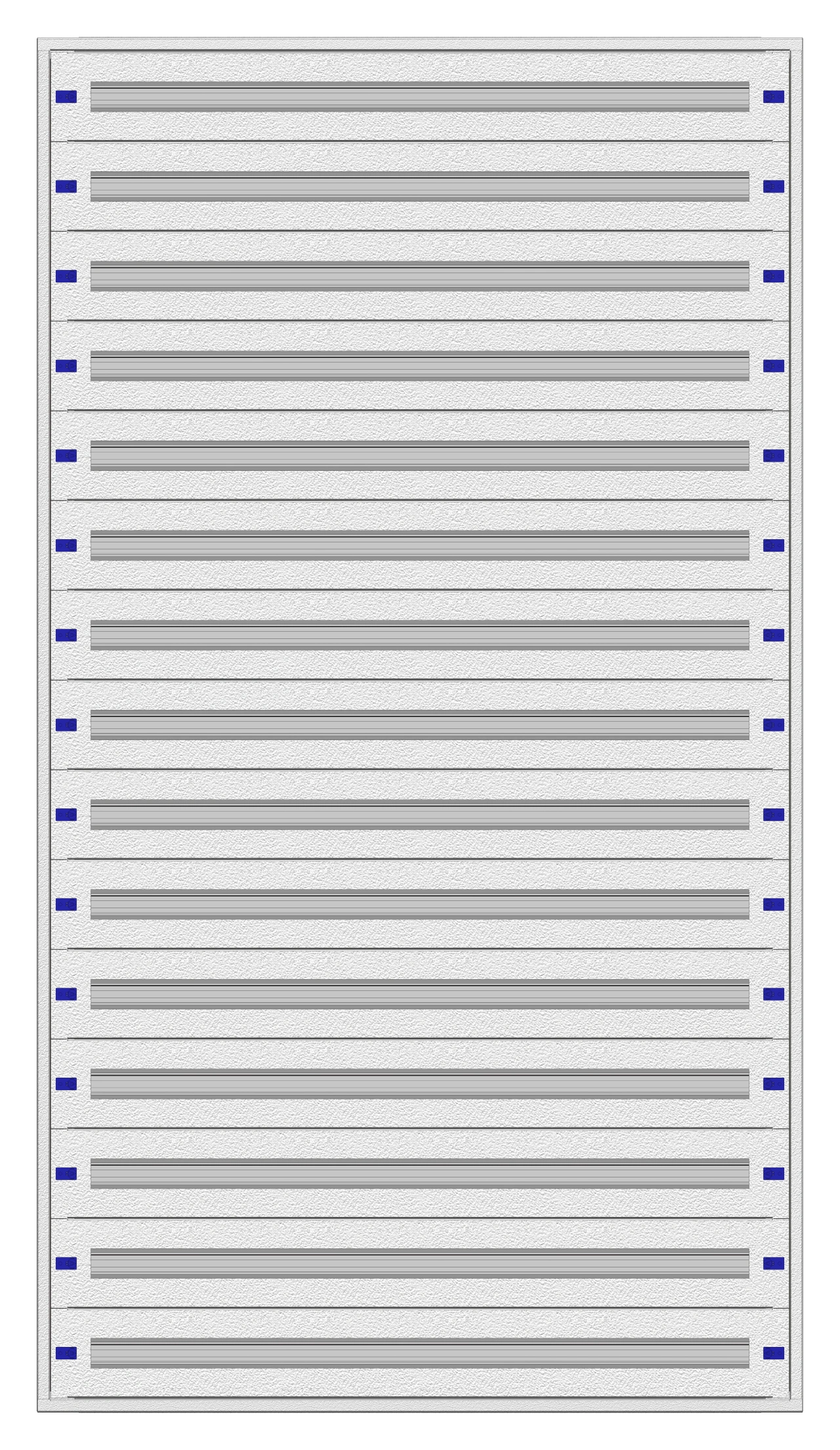 Tablou distr. msc. 5M-45UV, 15rand, 855UH, H2130L1180A200mm