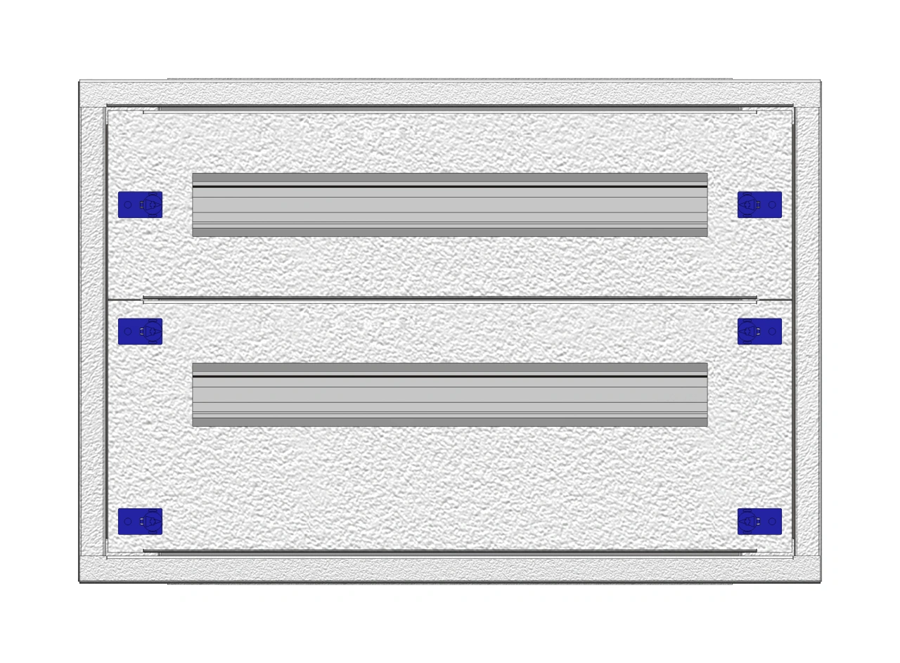 Dulap complet, aplicat 2A-7UV, H:410 W:590 D:180mm