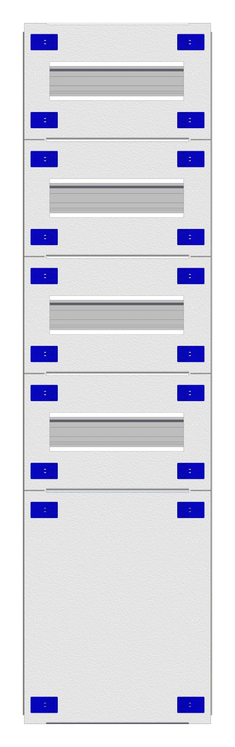 Combination Distributor Modular chassis 220mm 18HU, complete_1