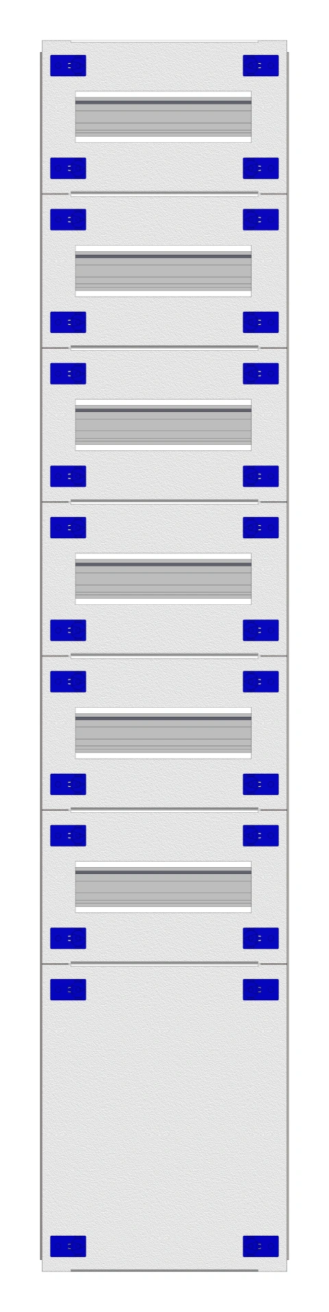 Combination Distributor Modular chassis 220mm 24HU, complete_1