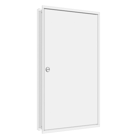 Ramă+uşă, îngropat, varianta plata, 3U-24, marime 3, 100mm