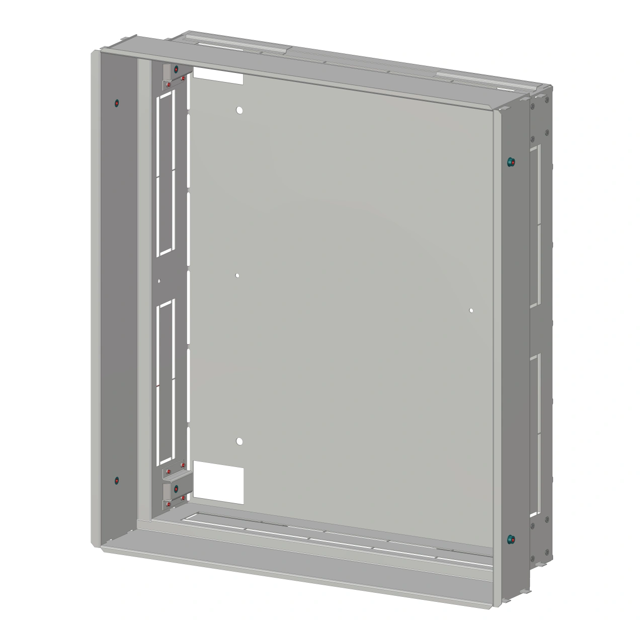 Wall box 2-12, 3-part system 180mm deep, 84MW