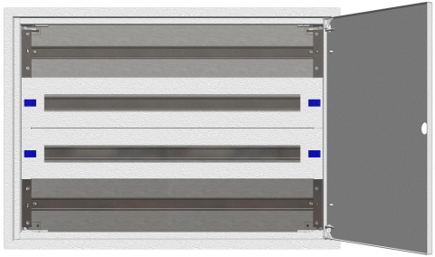 Flat Enclosure Flush mounted 3U-12K, H=640 W=810 D=100mm