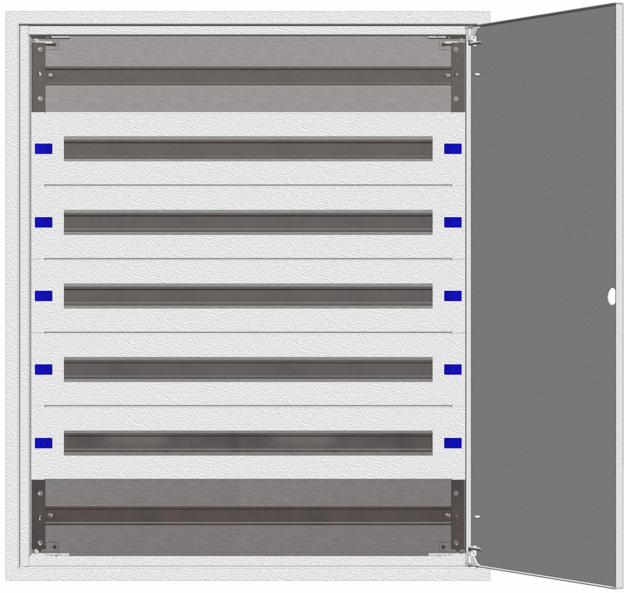 Flat Enclosure Flush mounted 3U-21K, H=1055 W=810 D=100mm