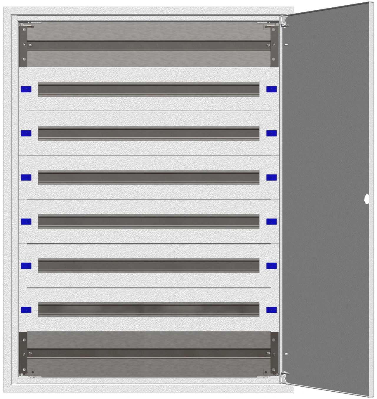 Flat Enclosure Flush mounted 3U-24K, H=1195 W=810 D=100mm