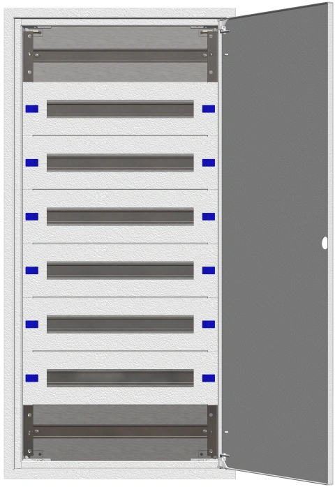 Flat Enclosure Flush mounted 2U-24K, H=1195 W=590 D=100mm