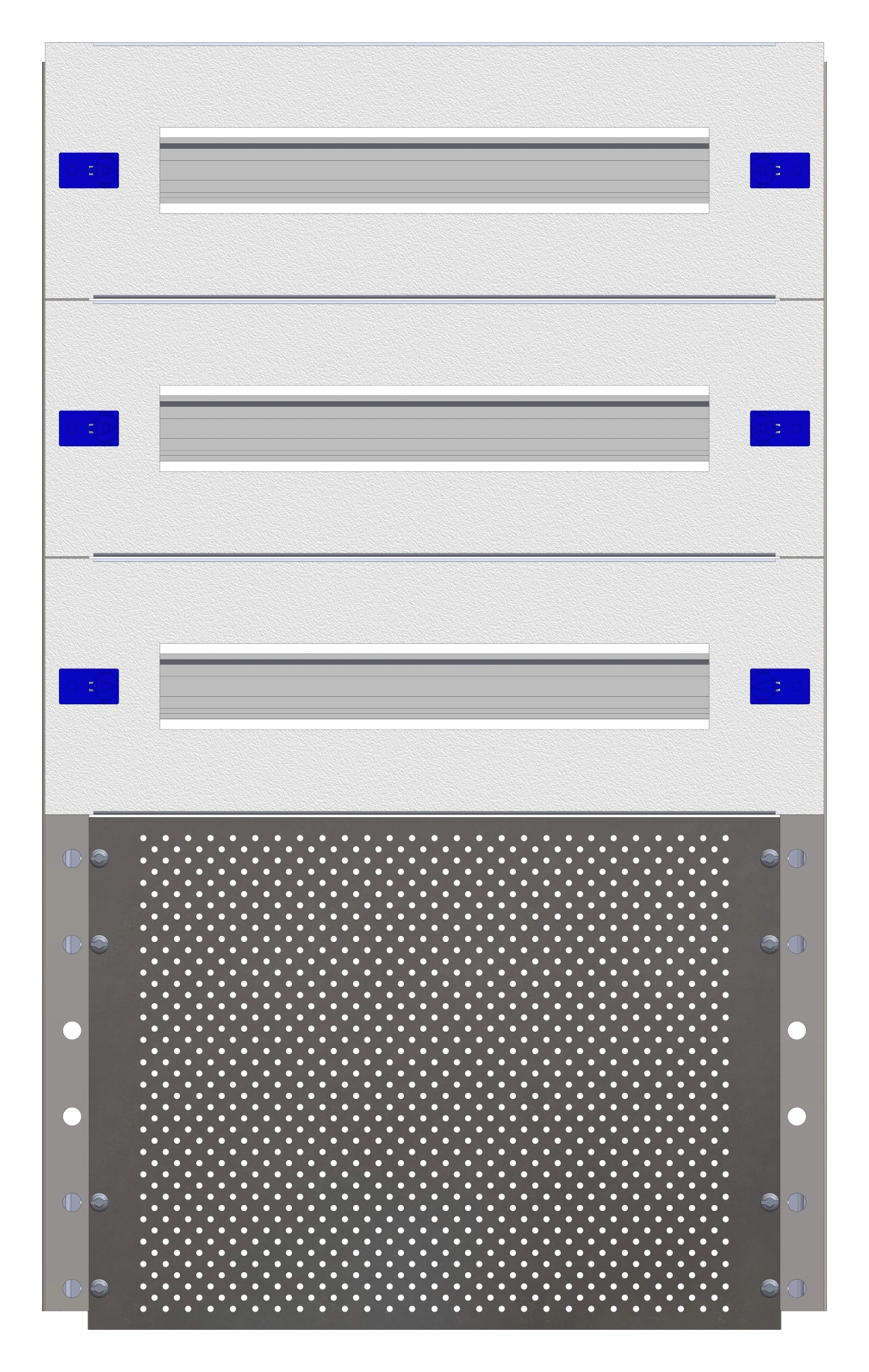Combination Distributor Modular chassis 420mm 15HU, complete