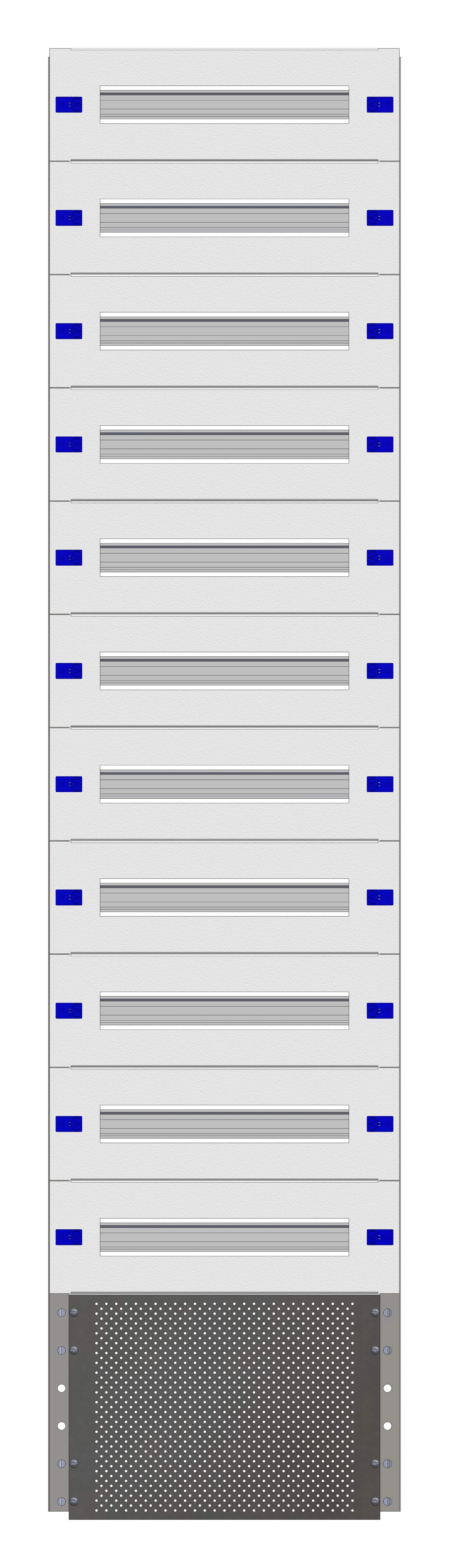 Combination Distributor Modular chassis 428mm 39HU, complete