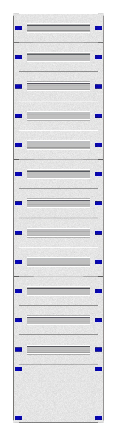 Combination Distributor Modular chassis 428mm 42HU, complete_1