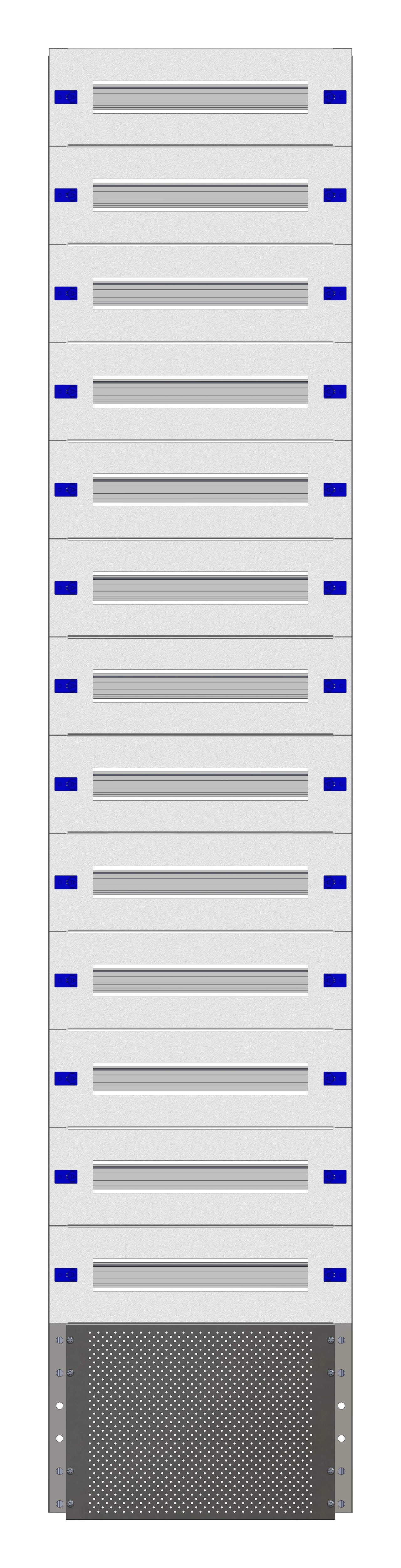 Combination Distributor Modular chassis 428mm 45HU, complete