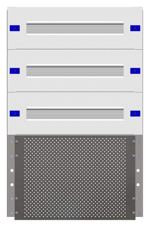 Combination Distributor Modular chassis 440mm 15HU, complete